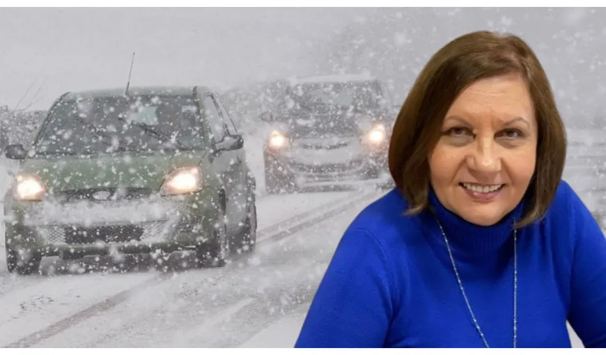 Elena Mateescu, directoarea ANM, anunță că ninsorile continuă. Când scăpăm de vremea rea