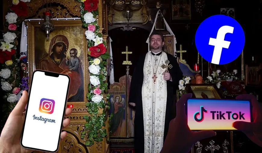 Preotul Emilian Prodan explică dacă e păcat sau nu să stai pe Tik Tok și Instagram în Postul Paștelui: „Rețelele de socializare pot fi o sursă de informare duhovnicească”