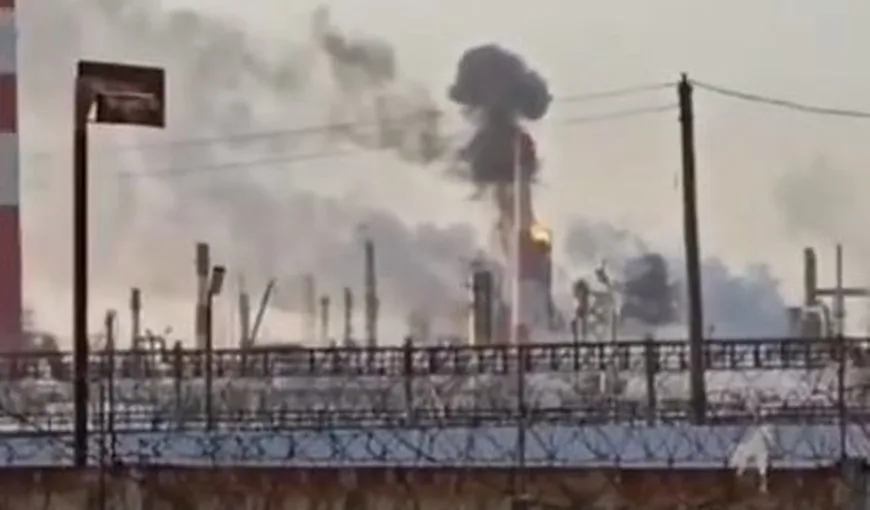 Rafinăriile Rusiei, afectate de atacurile cu drone ale Ucrainei. Preţul petrolului a crescut pe burse VIDEO