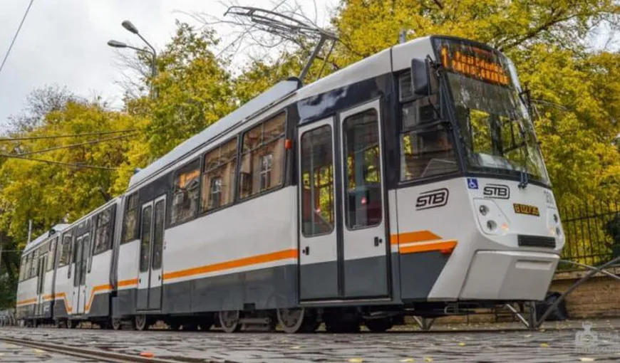 Liniile de tramvai din București vor fi deviate din cauza unor lucrări la rețeaua de apă. Care sunt noile trasee