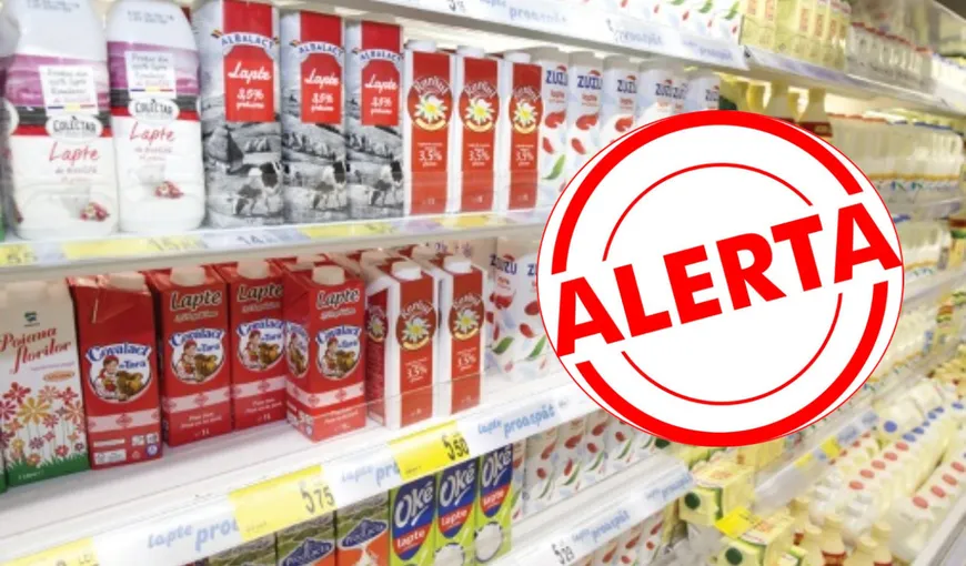 ALERTĂ la raft! Lapte „îndoit” cu apă oxigenată. Motivul pentru care supermarket-urile au apelat