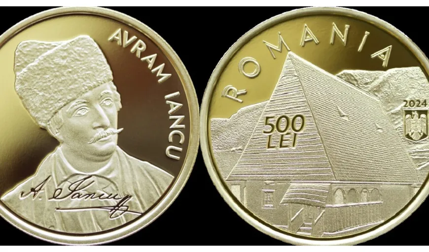 Se lansează trei monede aniversare, cu tema „200 de ani de la nașterea lui Avram Iancu”. Cât costă moneda din aur