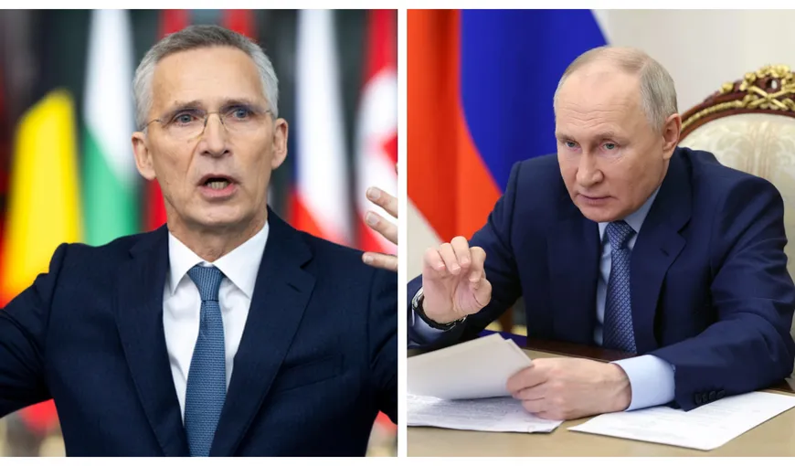 Jens Stoltenberg dă asigurări că NATO nu va fi parte a războiului din Ucraina, în ciuda avertismentelor lui Putin: „Nu avem planuri să trimitem trupe de luptă”