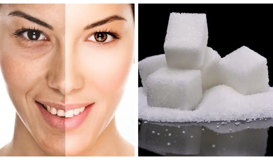 Zahărul, un real pericol pentru piele. Cum te face să îmbătrânești prematur