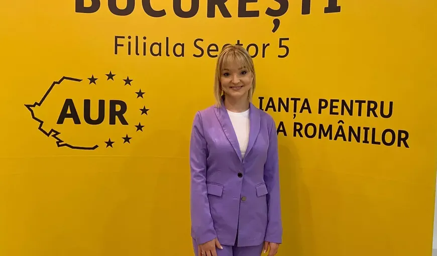 Lidia Vadim Tudor este candidatul surpriză al AUR pentru primăria sectorului 5. Fiica lui Vadim se va lupta cu fiul lui Piedone