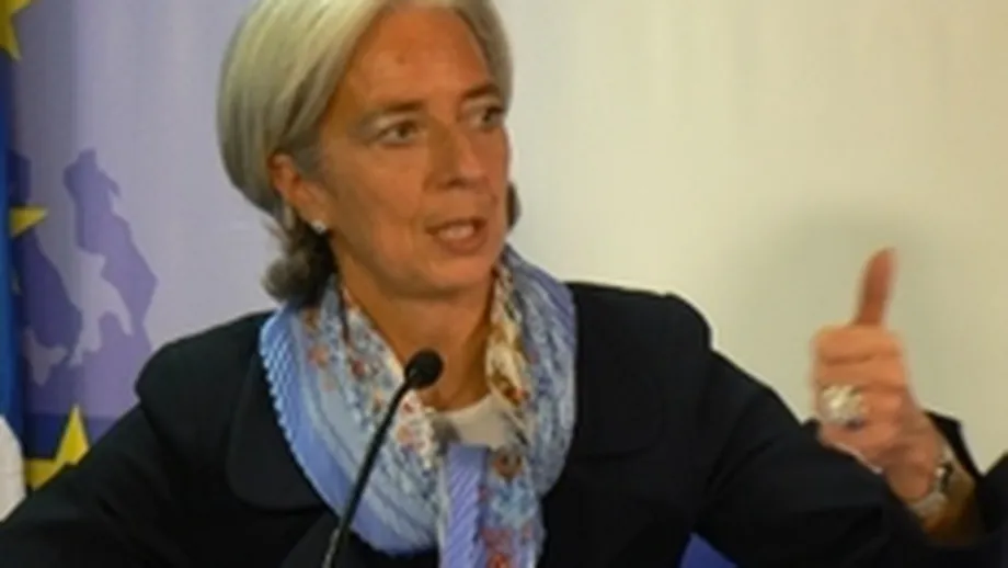 Christine Lagarde: Nicio tara nu este ferita de o furtuna financiara generata de Europa