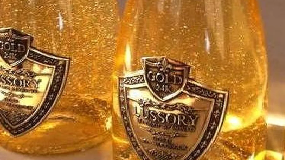 Ultima excentricitate din Dubai: Vinul fara alcool, cu aur de 24 karate