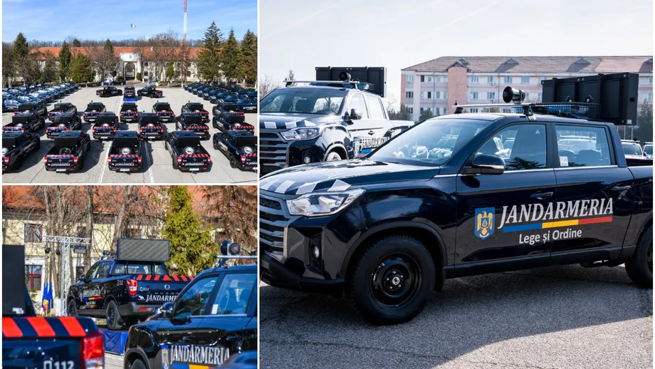Jandarmeria Română a cumpărat 51 de autospeciale de lux. Acestea au costat 1,5 milioane de euro și au fost produse în Coreea de Sud 