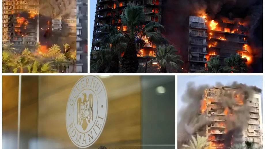 Românce dispărute după incendiul din Valencia. Anunțul MAE
