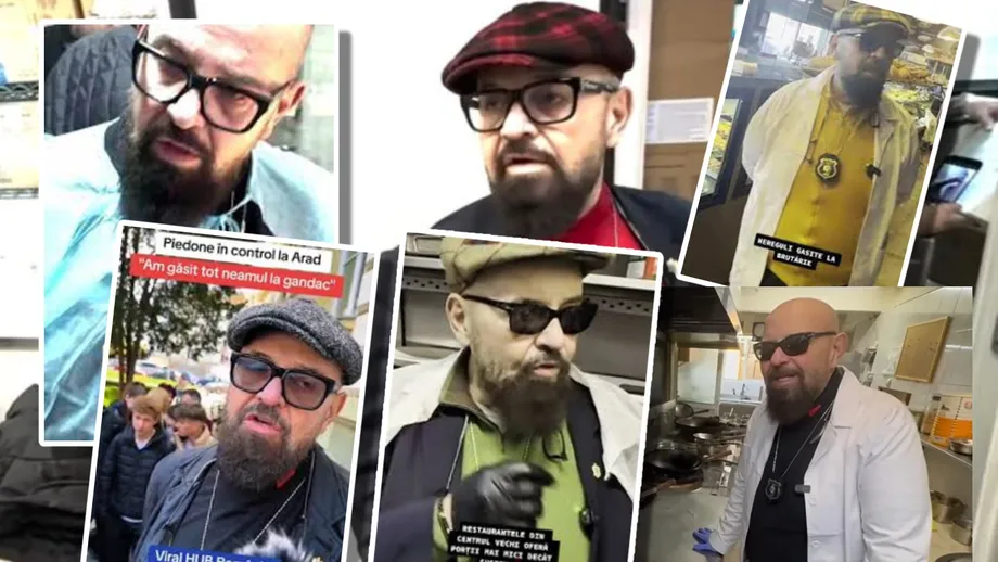 VIDEO Piedone face senzaţie pe TikTok. Controalele şefului ANPC au devenit virale şi au strâns sute de milioane de vizualizări