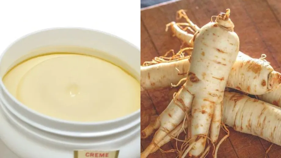 Secretul tinereții. Crema de ginseng făcută în casă care șterge 10 ani de pe chip și netezește pielea