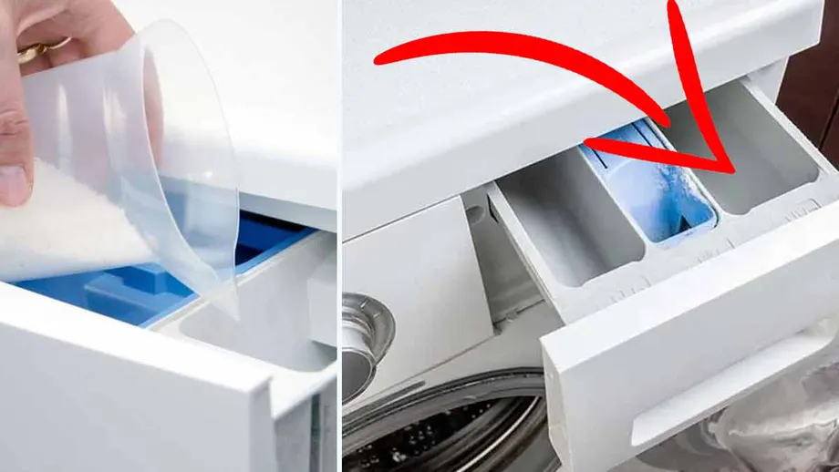 La ce foloseşte cel de-al treilea compartiment din sertarul pentru detergent al maşinii de spălat