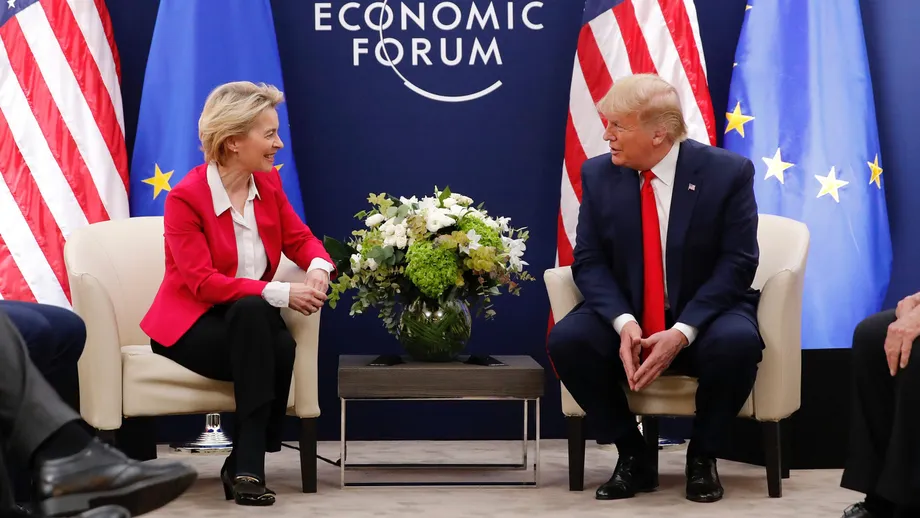 UE îi răspunde lui Donald Trump. Îşi suspendă riposta tarifară la taxele impuse de Trump pentru 90 de zile